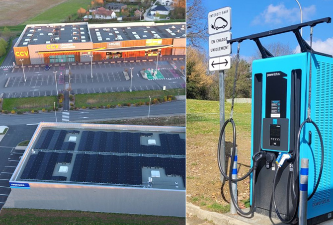 Centre commerciaux - energie propre
