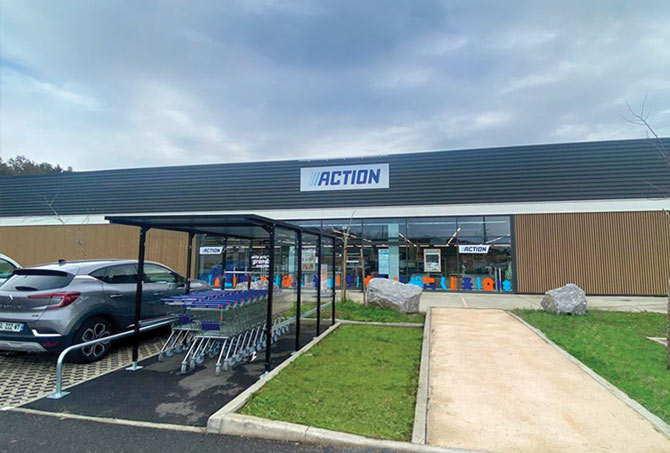 Création d’un ensemble commercial à Artix