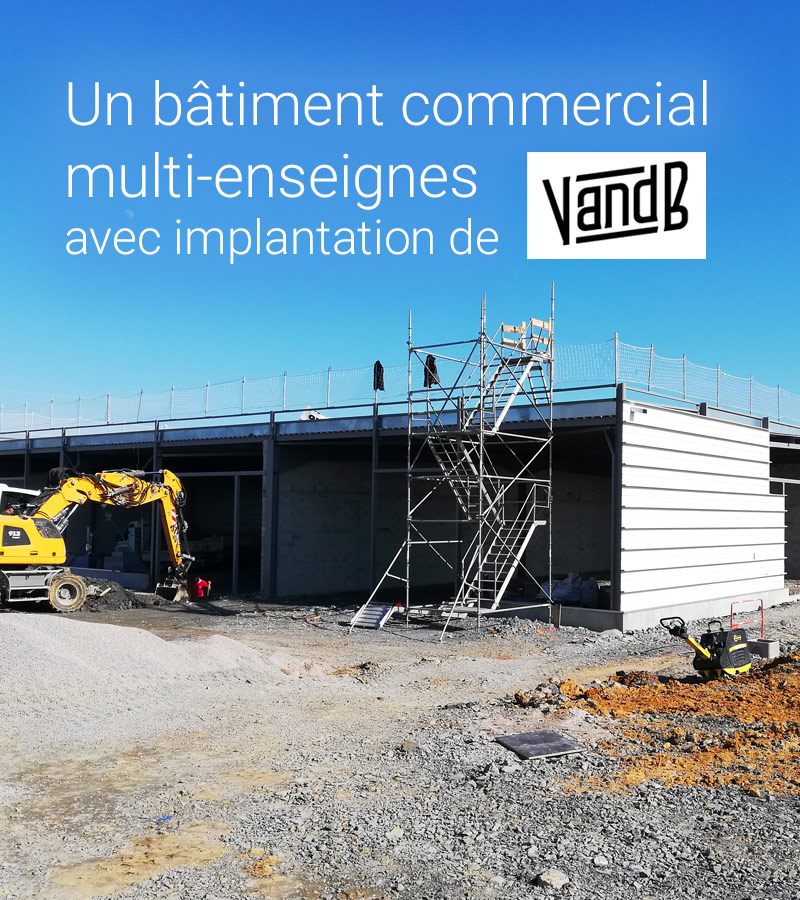 Pole commercial à Digoin - Implantation de VandB