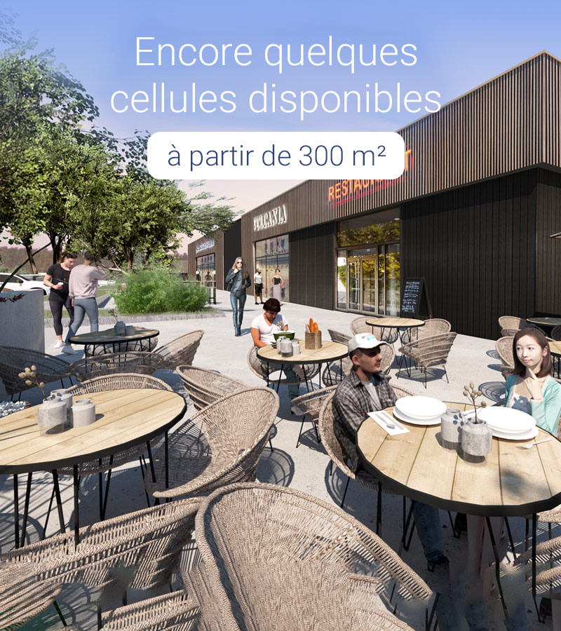 Pole commercial à Digoin : encore quelques cellules disponibles