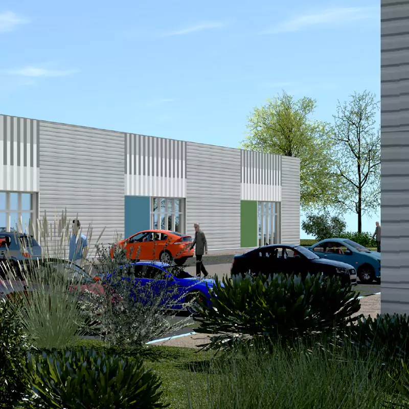 zone commerciale de Saint-Maixent-l’École d'Azay le Brûlé