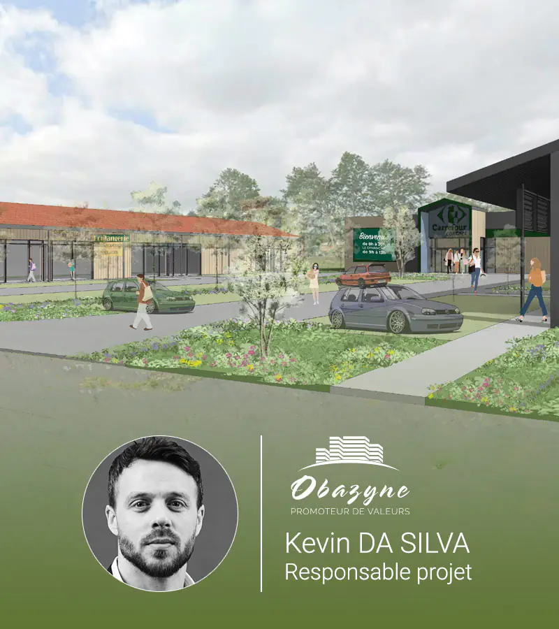 Un nouveau centre commercial et de services signé Obazyne à Mées